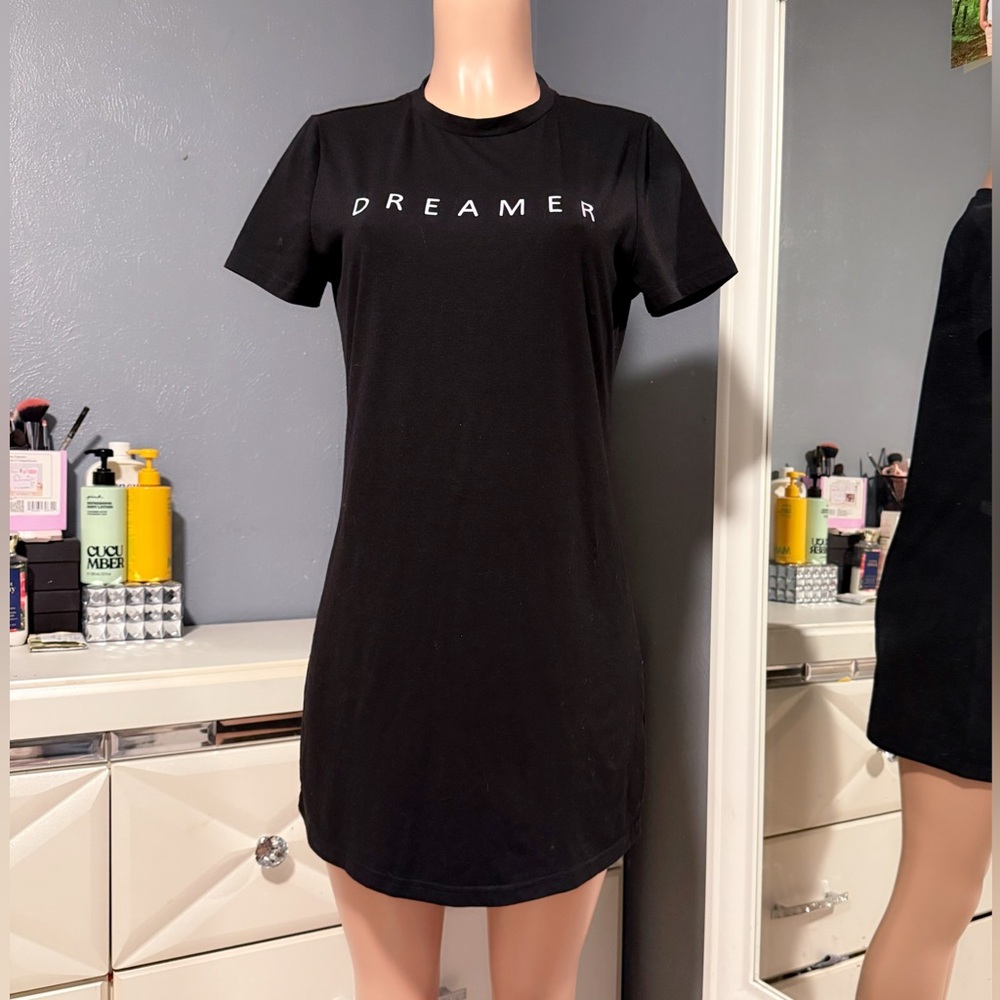 Black T-Shirt Dress